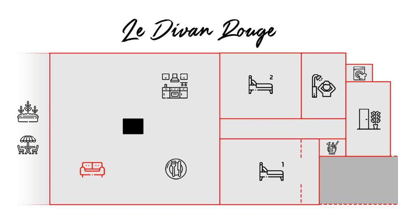 Le Divan Rouge Apartement, Next Atomium & Expo Brussel Eksteriør bilde